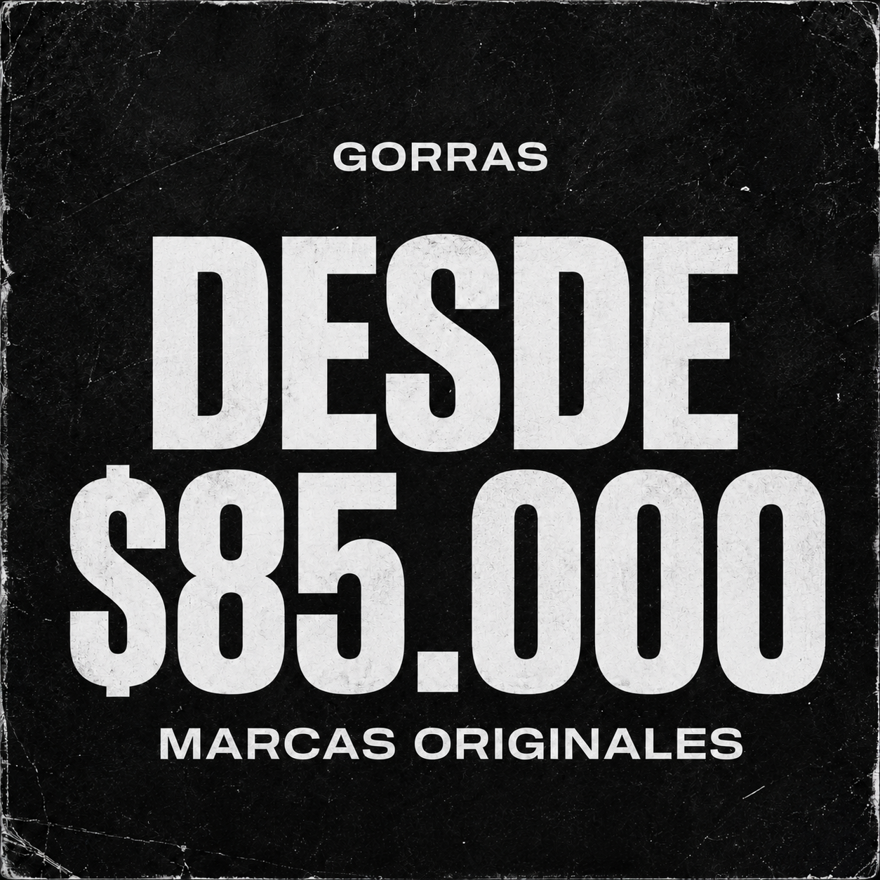 GORRAS DESDE $85.000