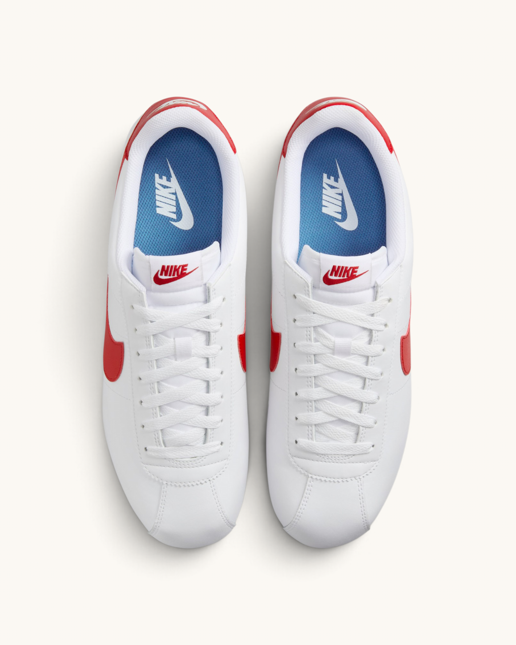 Tenis Nike Cortez Leather White Varsity Blue Red