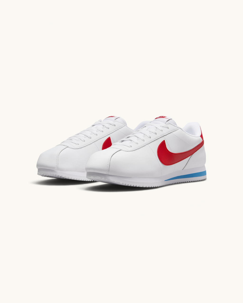 Tenis Nike Cortez Leather White Varsity Blue Red