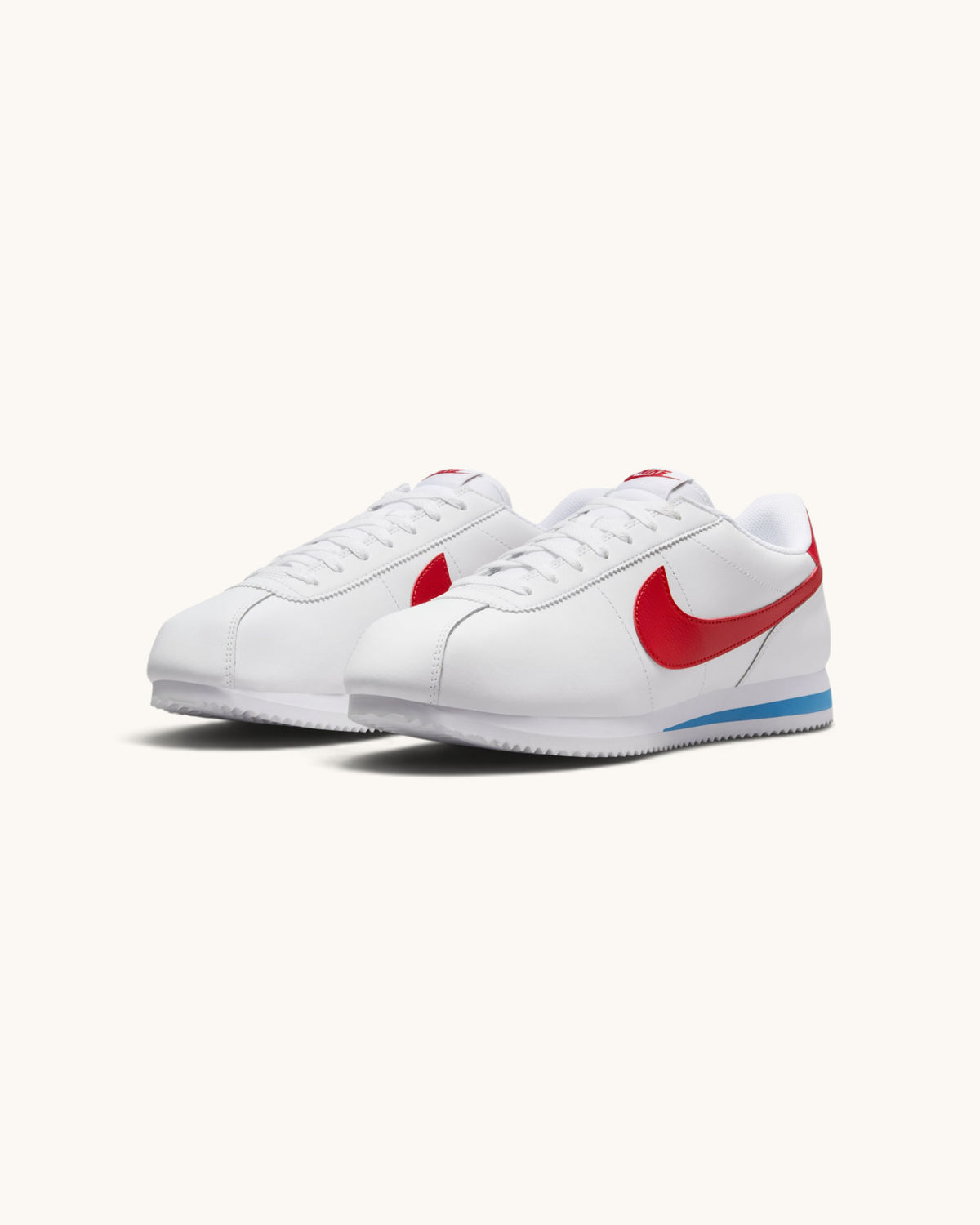 Tenis Nike Cortez Leather White Varsity Blue Red