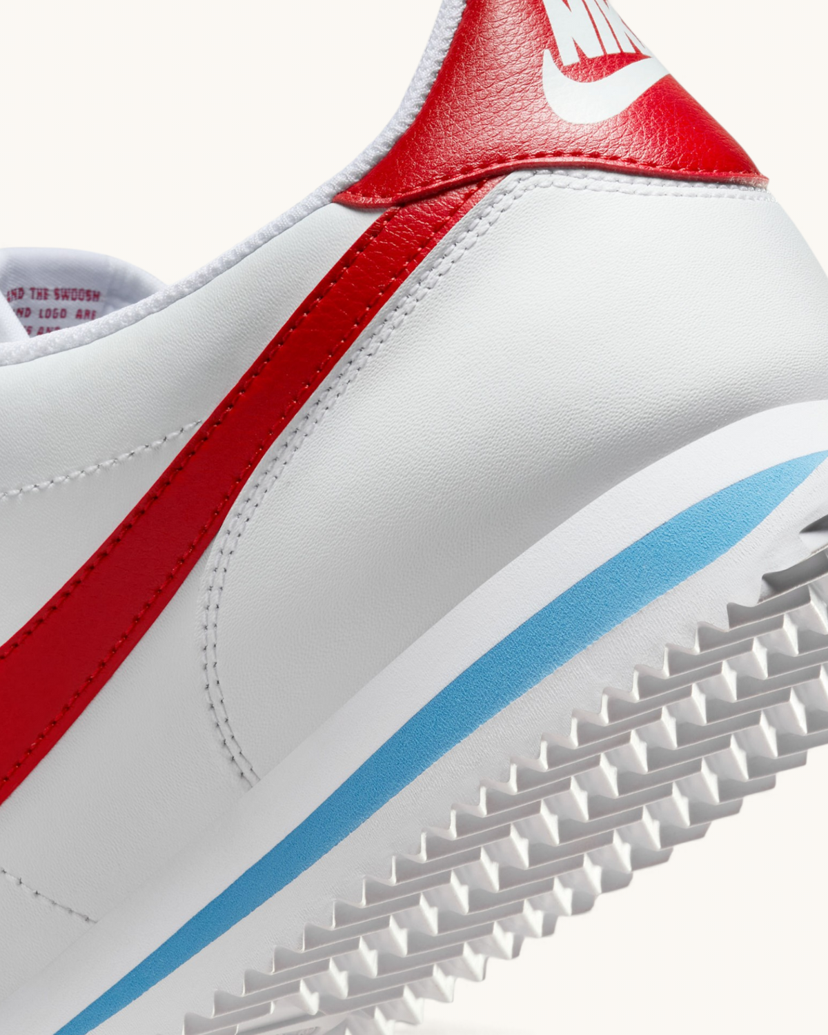 Tenis Nike Cortez Leather White Varsity Blue Red