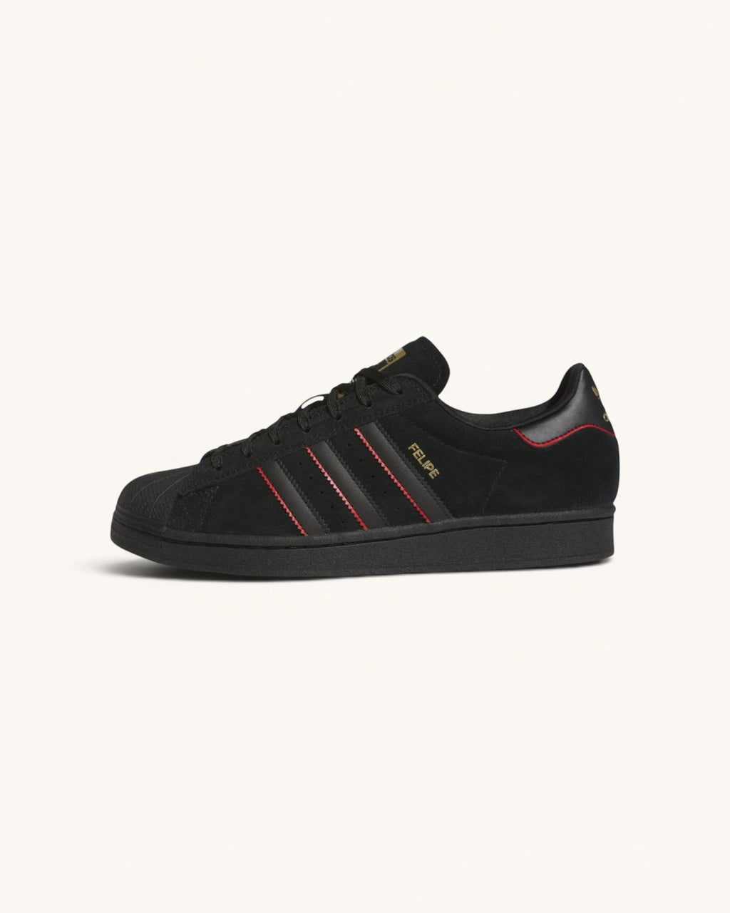 Tenis Adidas Superstar ADV Felipe Core Black & Better Scarlet