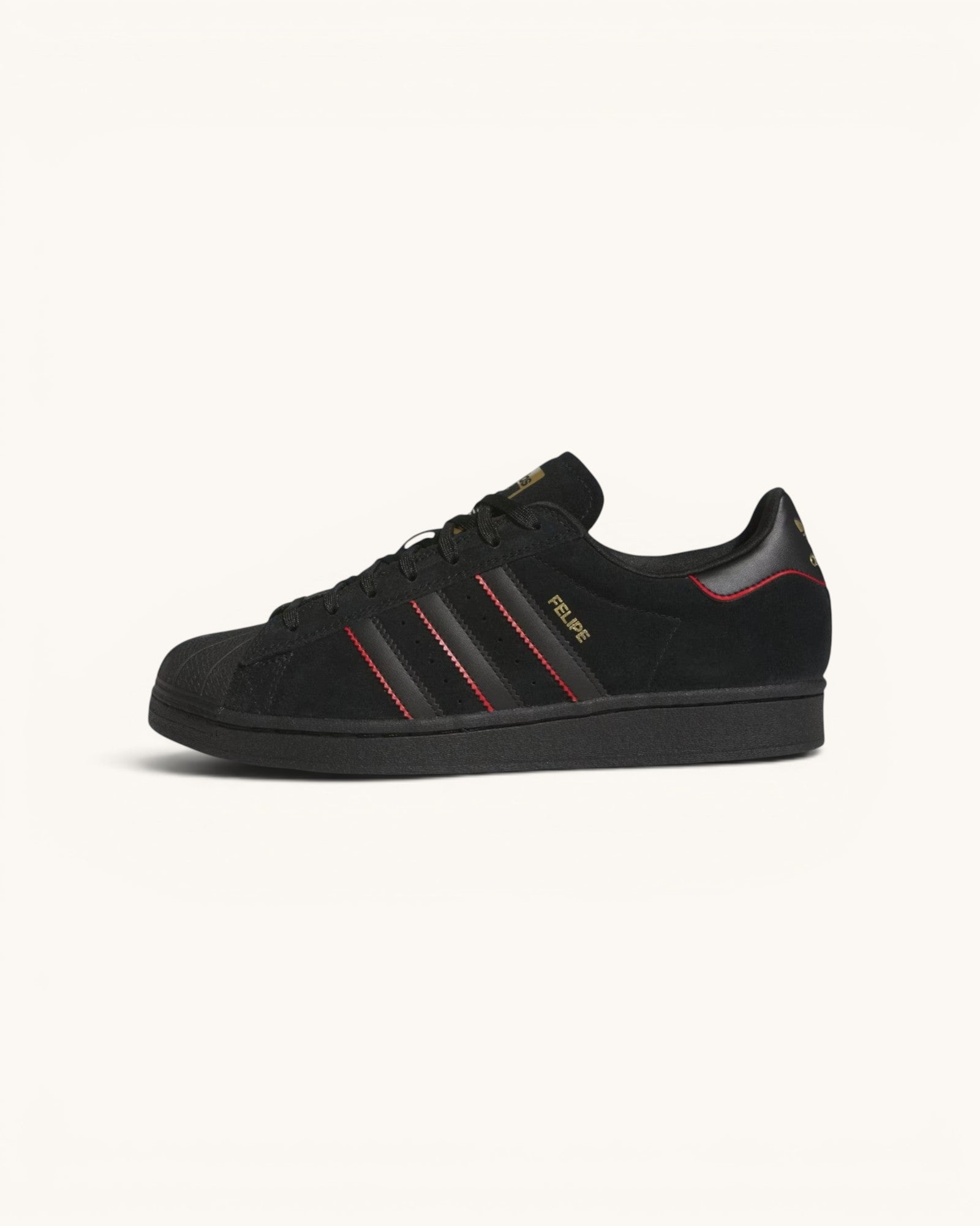 Tenis Adidas Superstar ADV Felipe Core Black & Better Scarlet