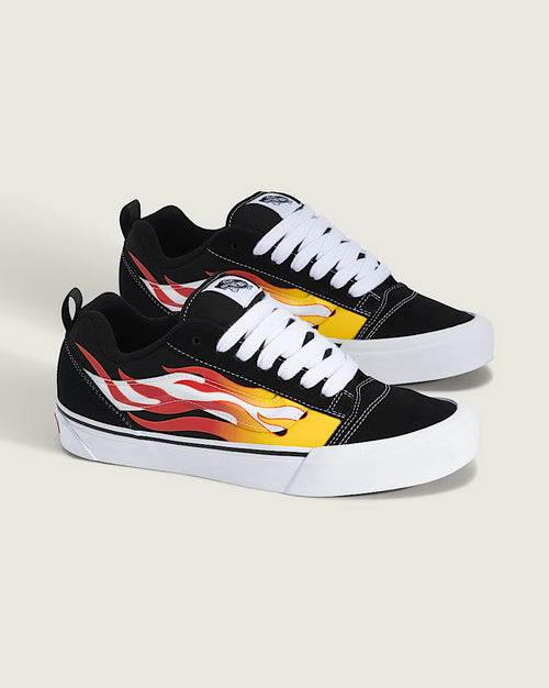 Tenis Vans Knu Skool Flame Black / Red