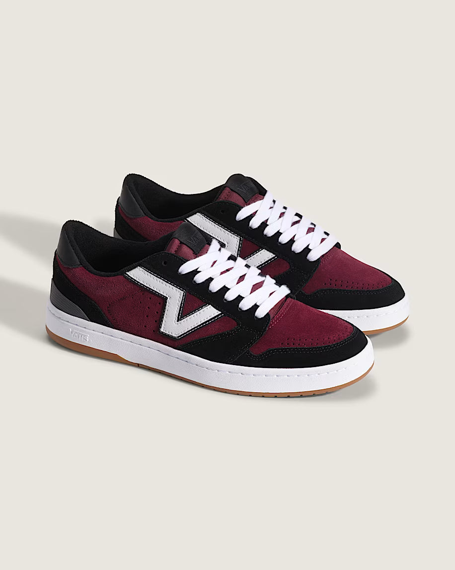 Tenis Vans Lowland 2.0 Black / Port Red