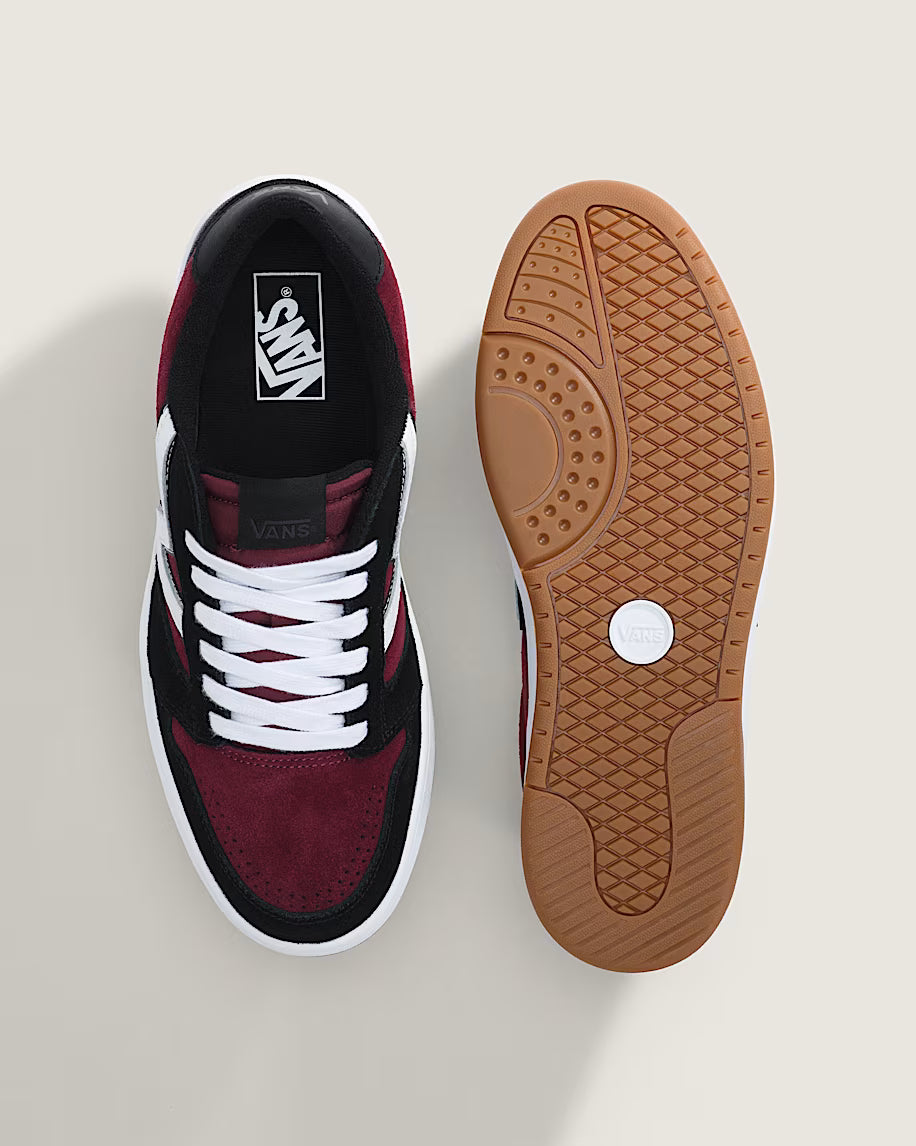 Tenis Vans Lowland 2.0 Black / Port Red