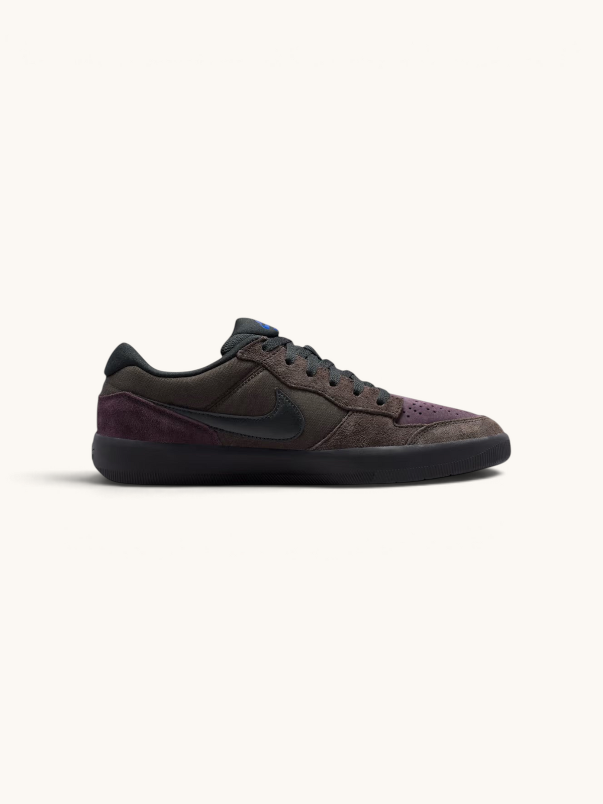 Zapatillas de skate FRIDAY.COM.CO Nike SB Force 58 en cuero y gamuza color marrón oscuro con suela de goma