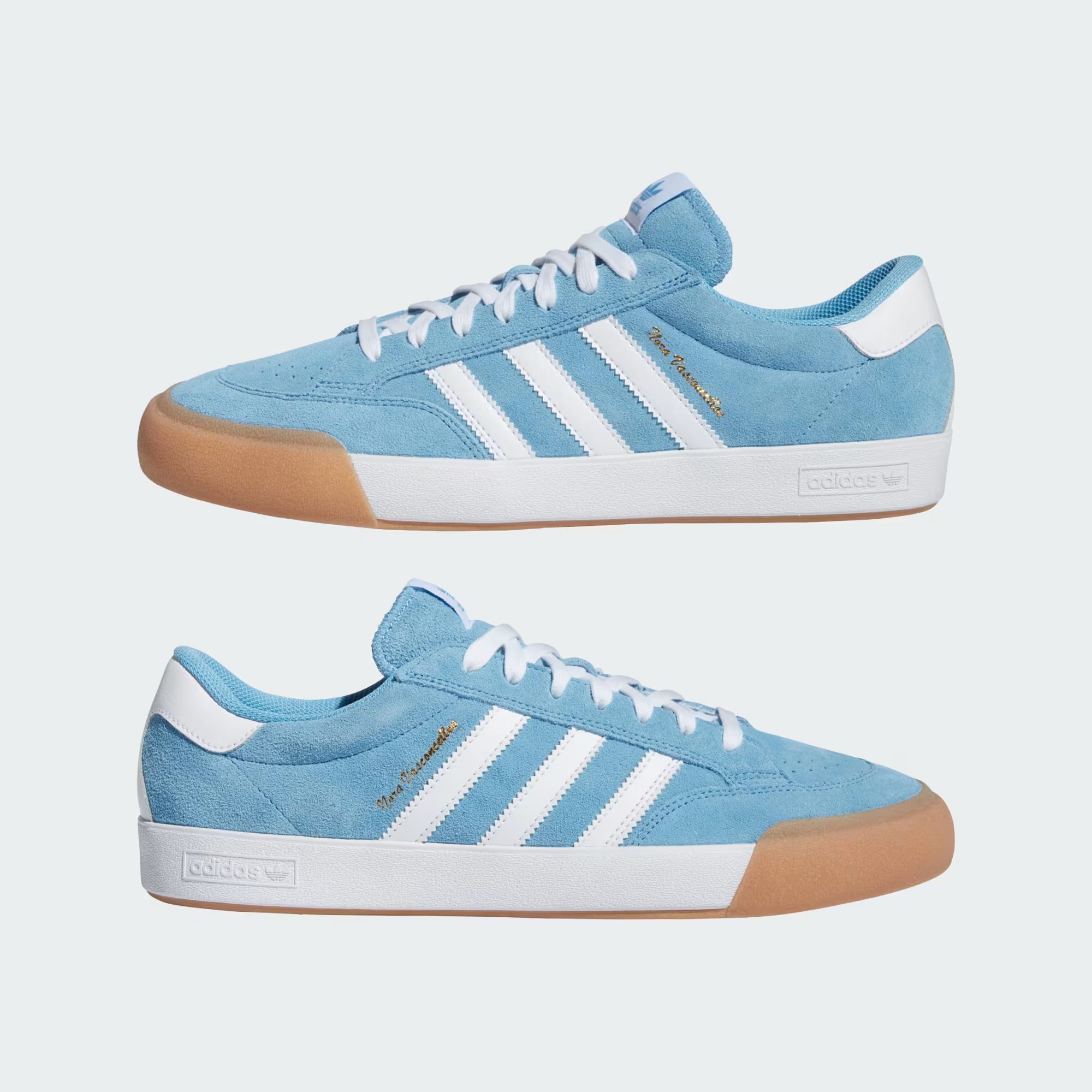 Tenis Adidas Nora Light Blue, Cloud White & Gum
