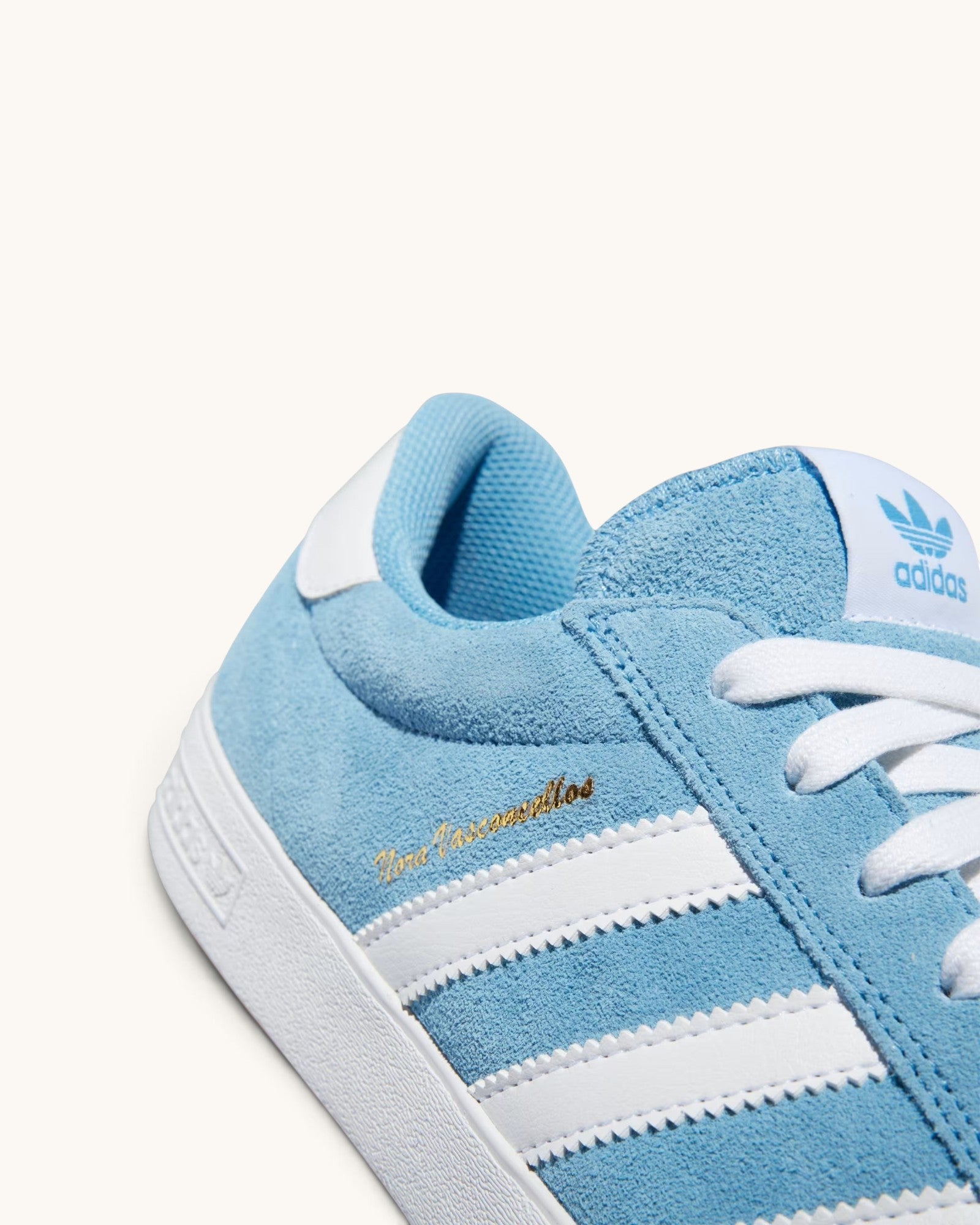 Tenis Adidas Nora Light Blue, Cloud White & Gum