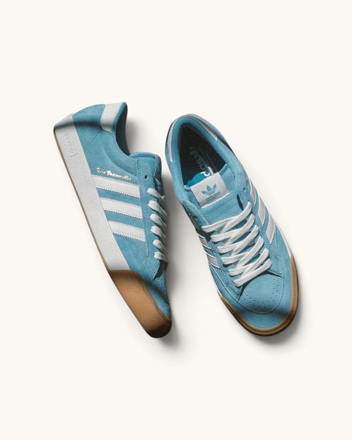 Tenis Adidas Nora Light Blue, Cloud White & Gum