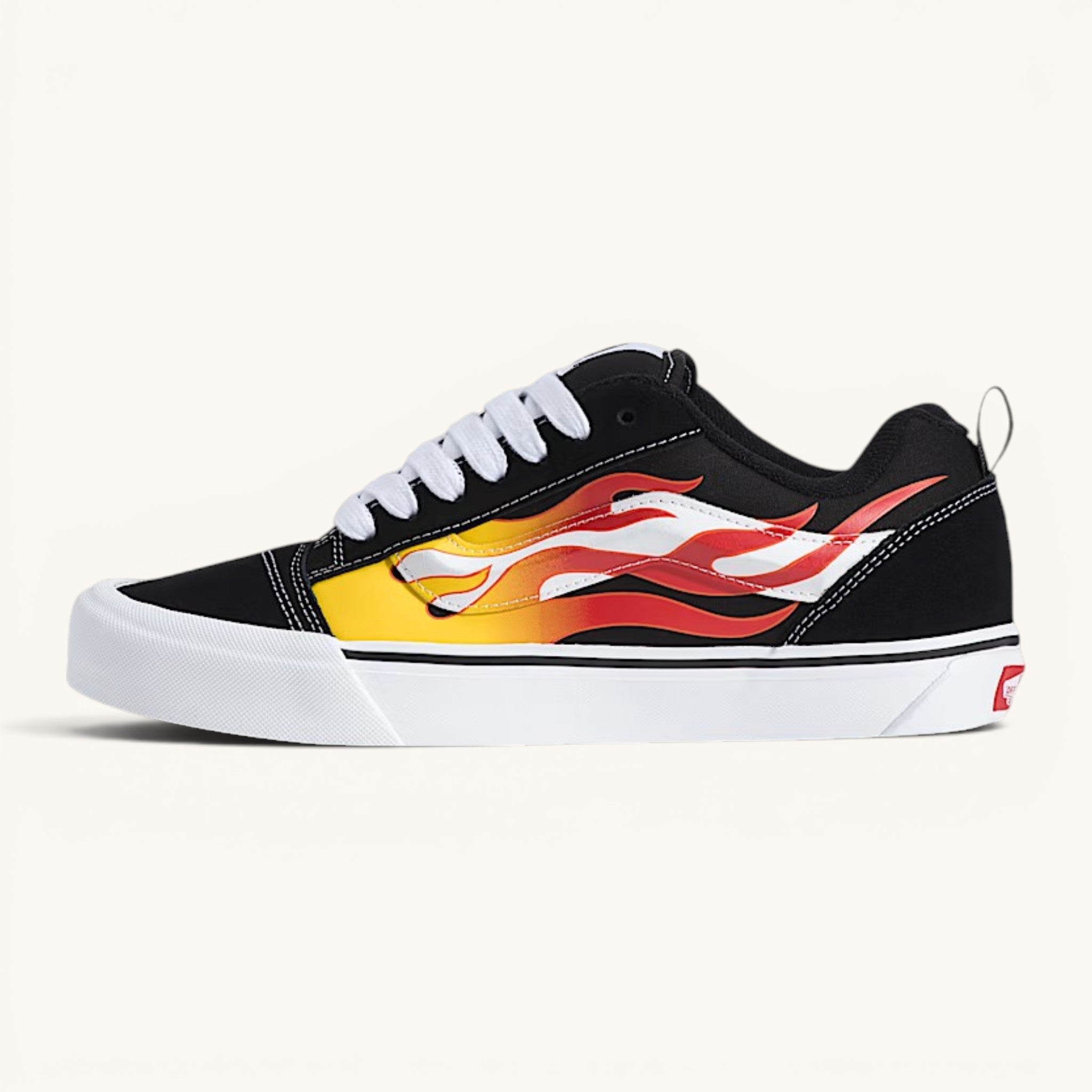 Tenis Vans Knu Skool Flame Black / Red