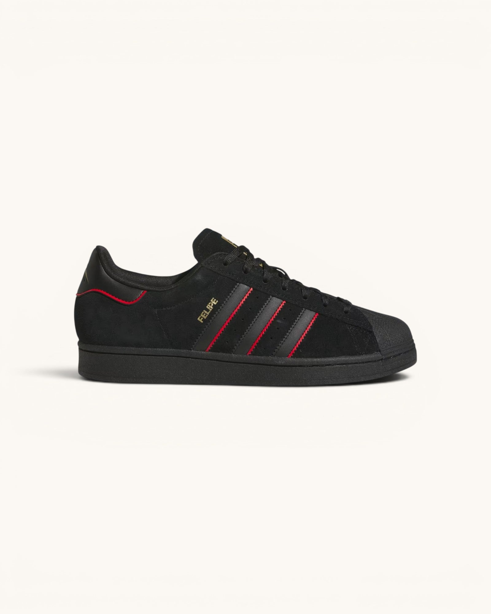 Tenis Adidas Superstar ADV Felipe Core Black & Better Scarlet