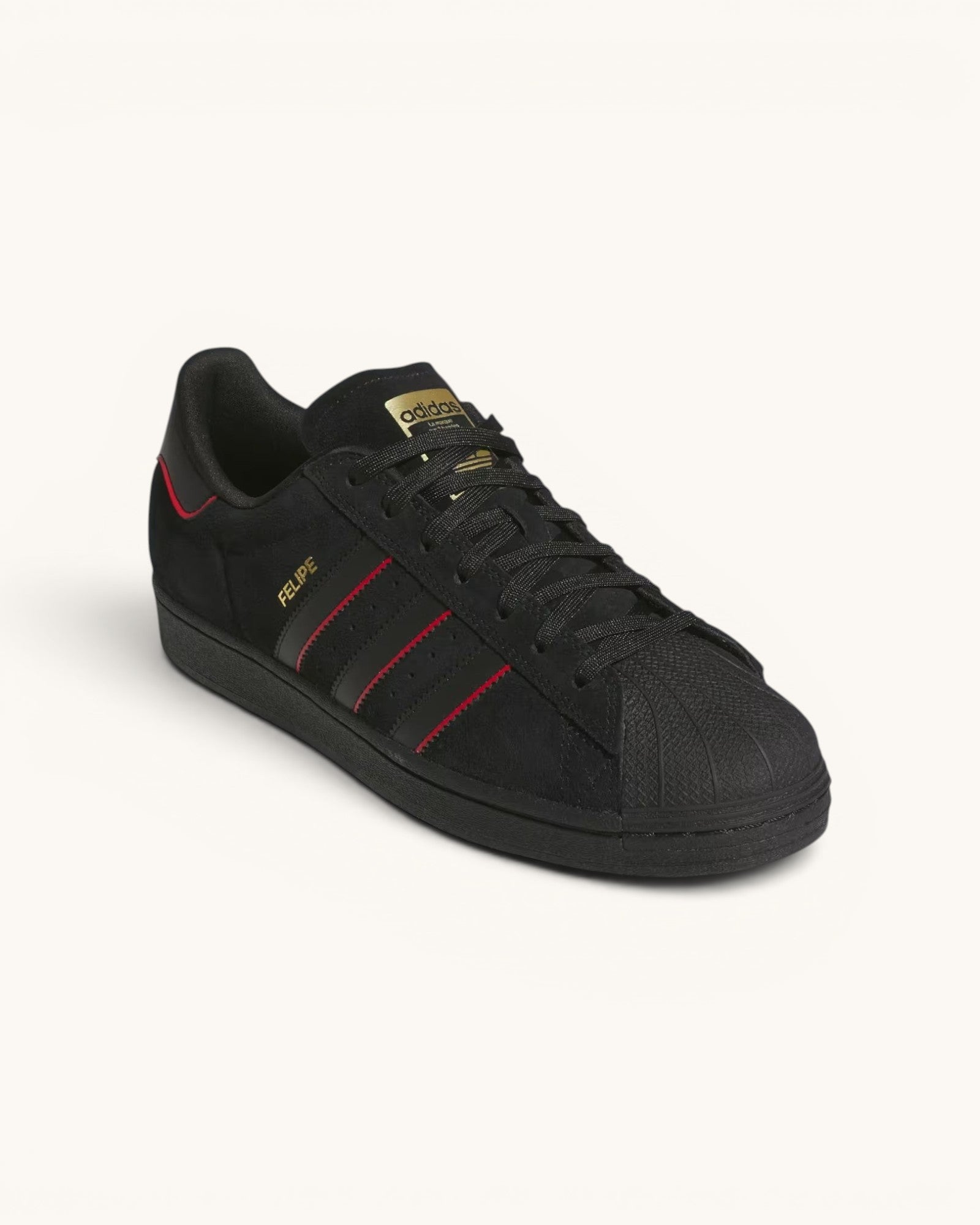 Tenis Adidas Superstar ADV Felipe Core Black & Better Scarlet
