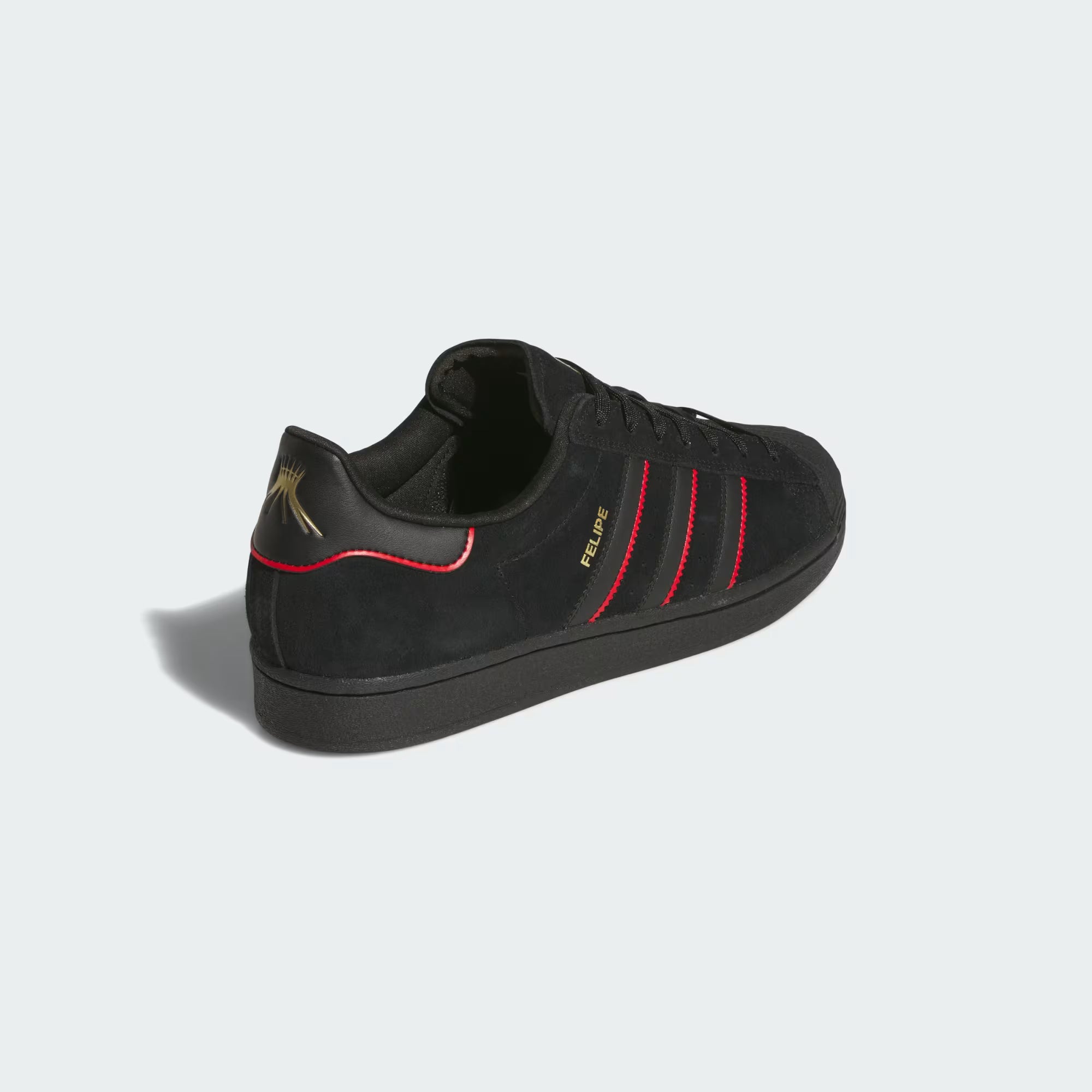 Tenis Adidas Superstar ADV Felipe Core Black & Better Scarlet