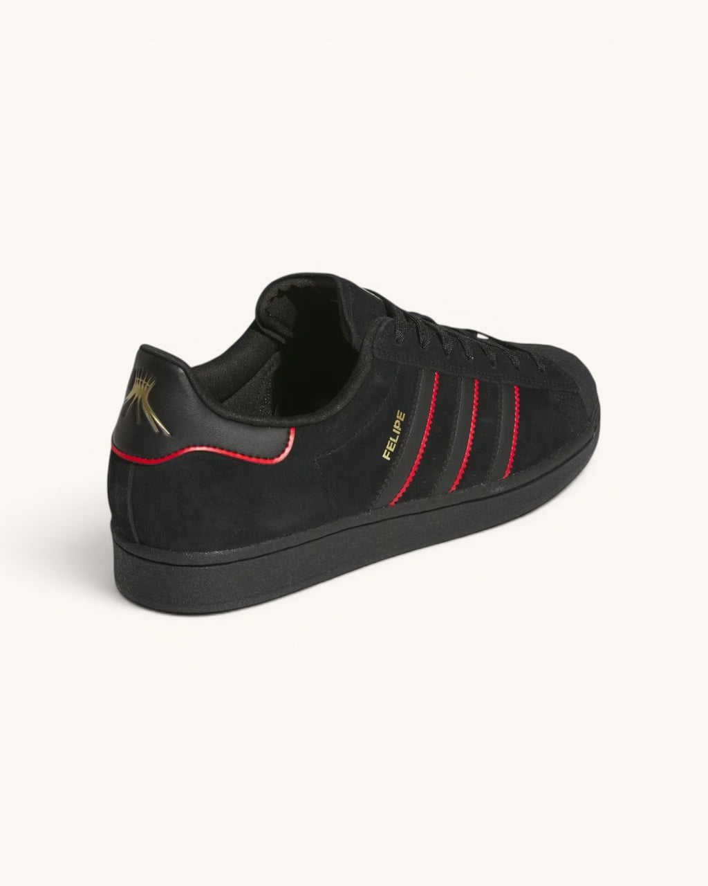 Tenis Adidas Superstar ADV Felipe Core Black & Better Scarlet