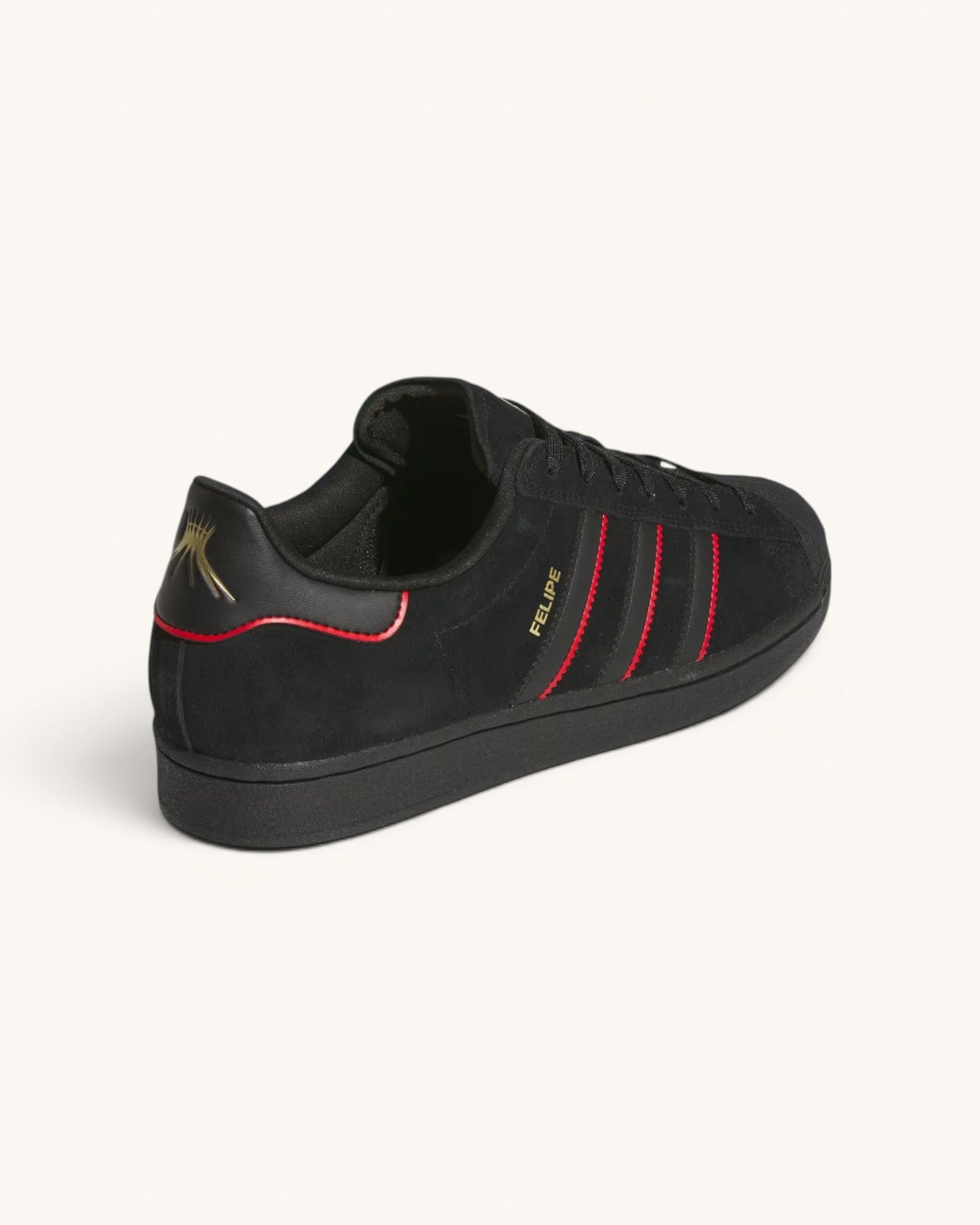 Tenis Adidas Superstar ADV Felipe Core Black & Better Scarlet
