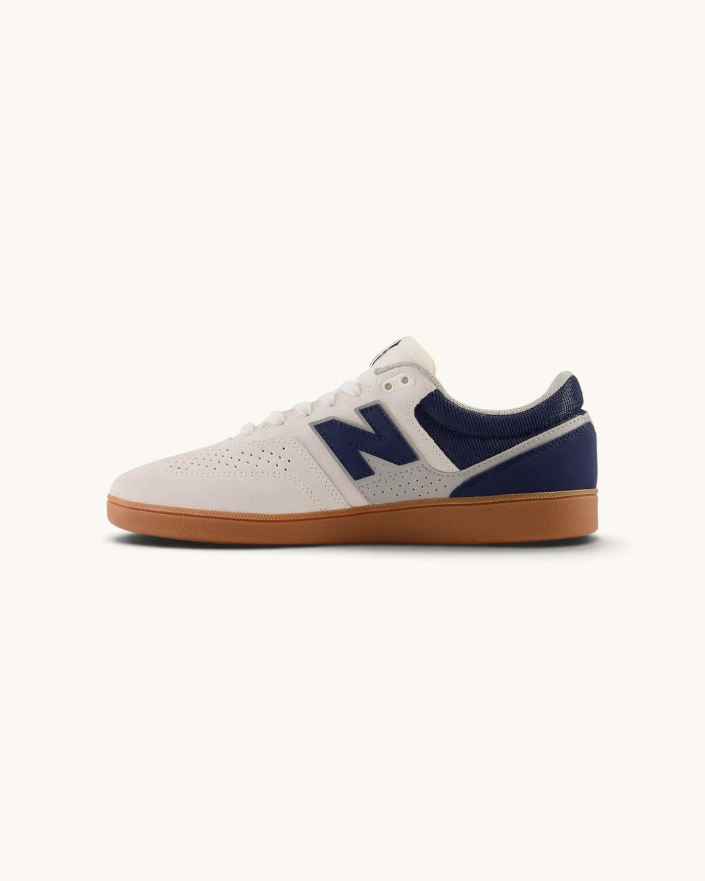 FRIDAY.COM.CO New Balance Numeric Westgate 508 skate shoes in grey suede and navy blue with a gum rubber sole