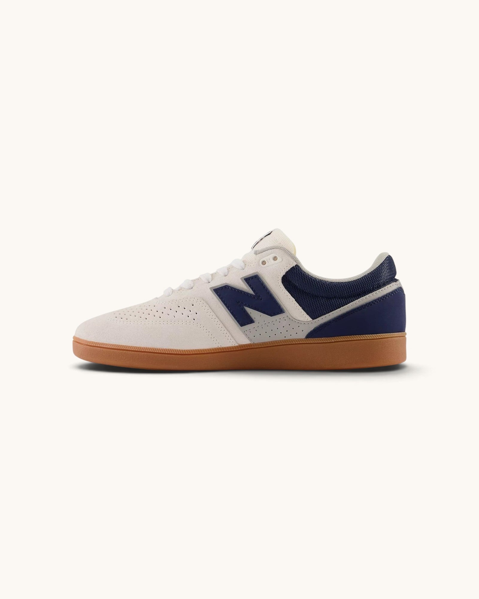 FRIDAY.COM.CO New Balance Numeric Westgate 508 skate shoes in grey suede and navy blue with a gum rubber sole