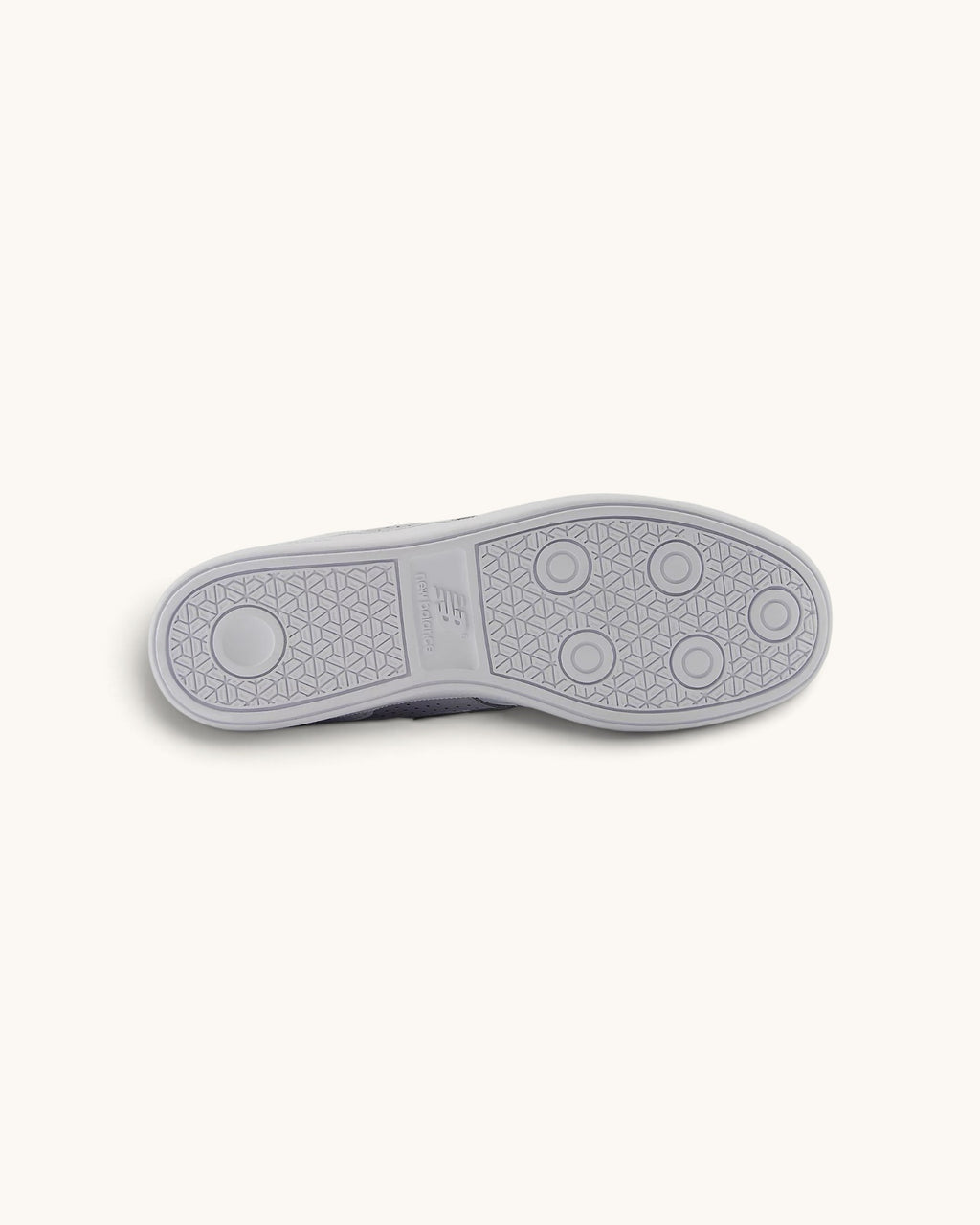 FRIDAY.COM.CO New Balance Numeric Westgate 508 skate shoe showing the grey rubber outsole with textured grip pattern