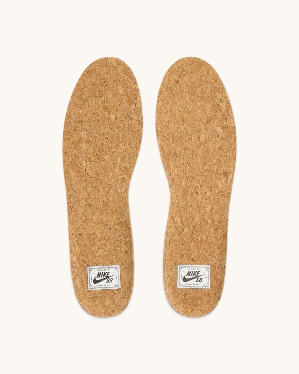 FRIDAY.COM.CO Nike SB Zoom Janoski OG+ cork insoles with Nike SB branding for skate shoes