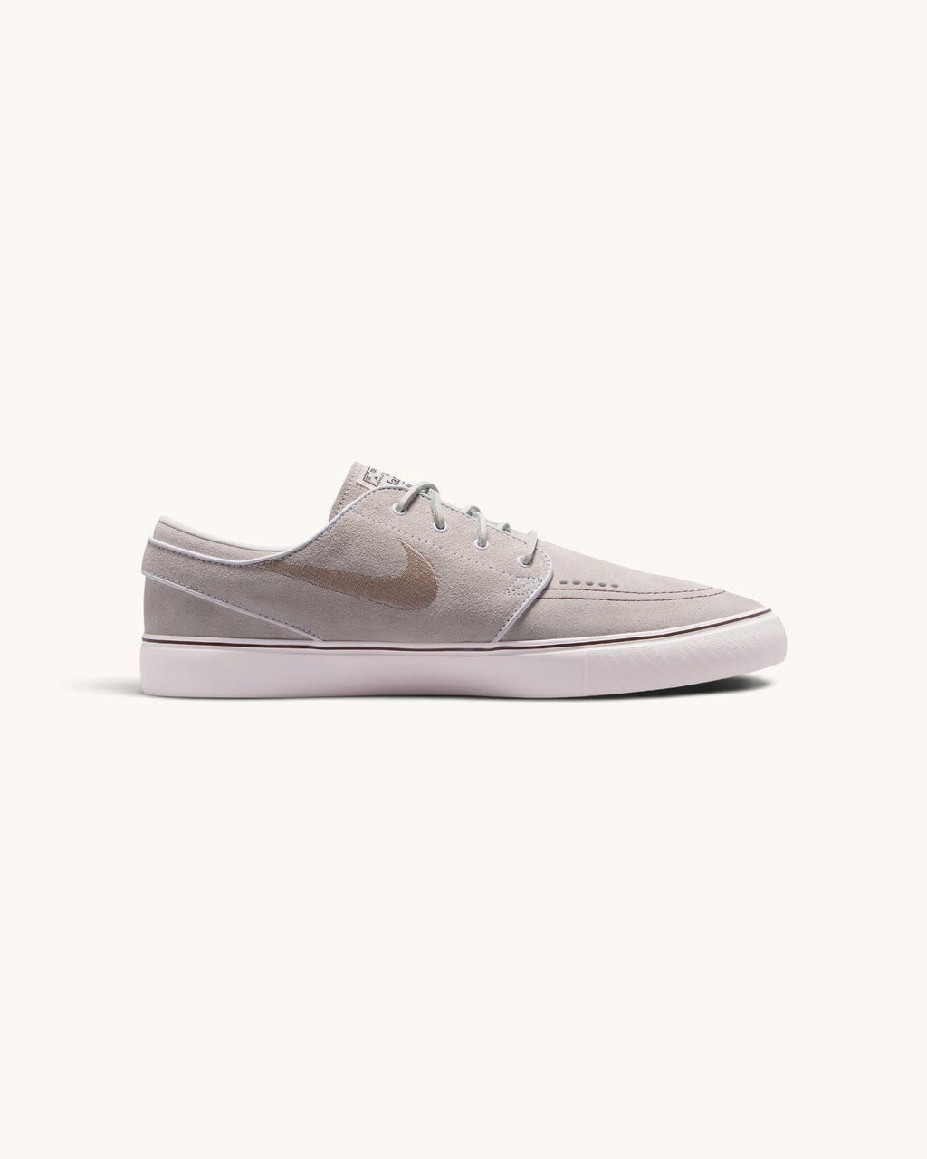 FRIDAY.COM.CO Nike SB Zoom Janoski OG+ skate shoes in light chocolate linen suede with a side Swoosh