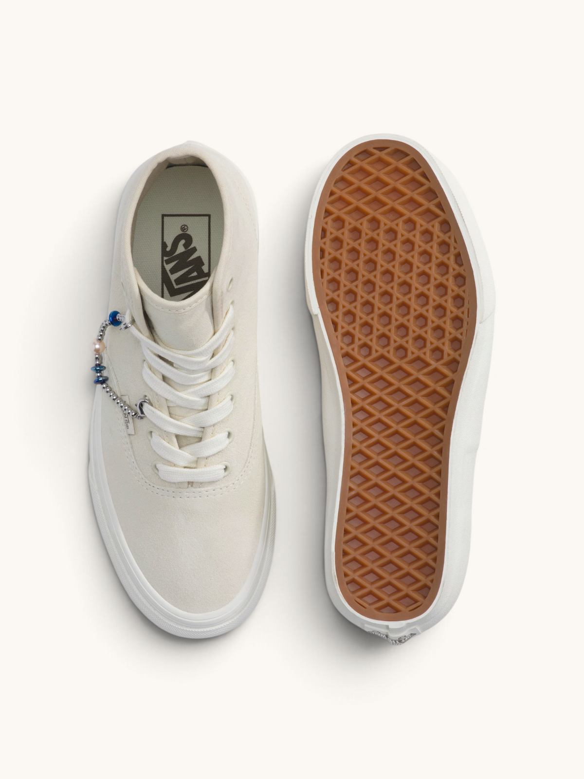 Tenis Vans Authentic Hi 2.0 Turtledove / Gold