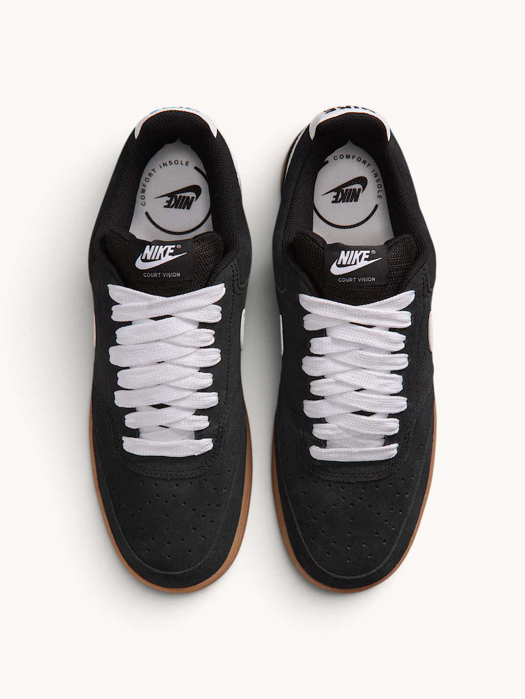 Tenis Nike Court Vision Low Black Gum