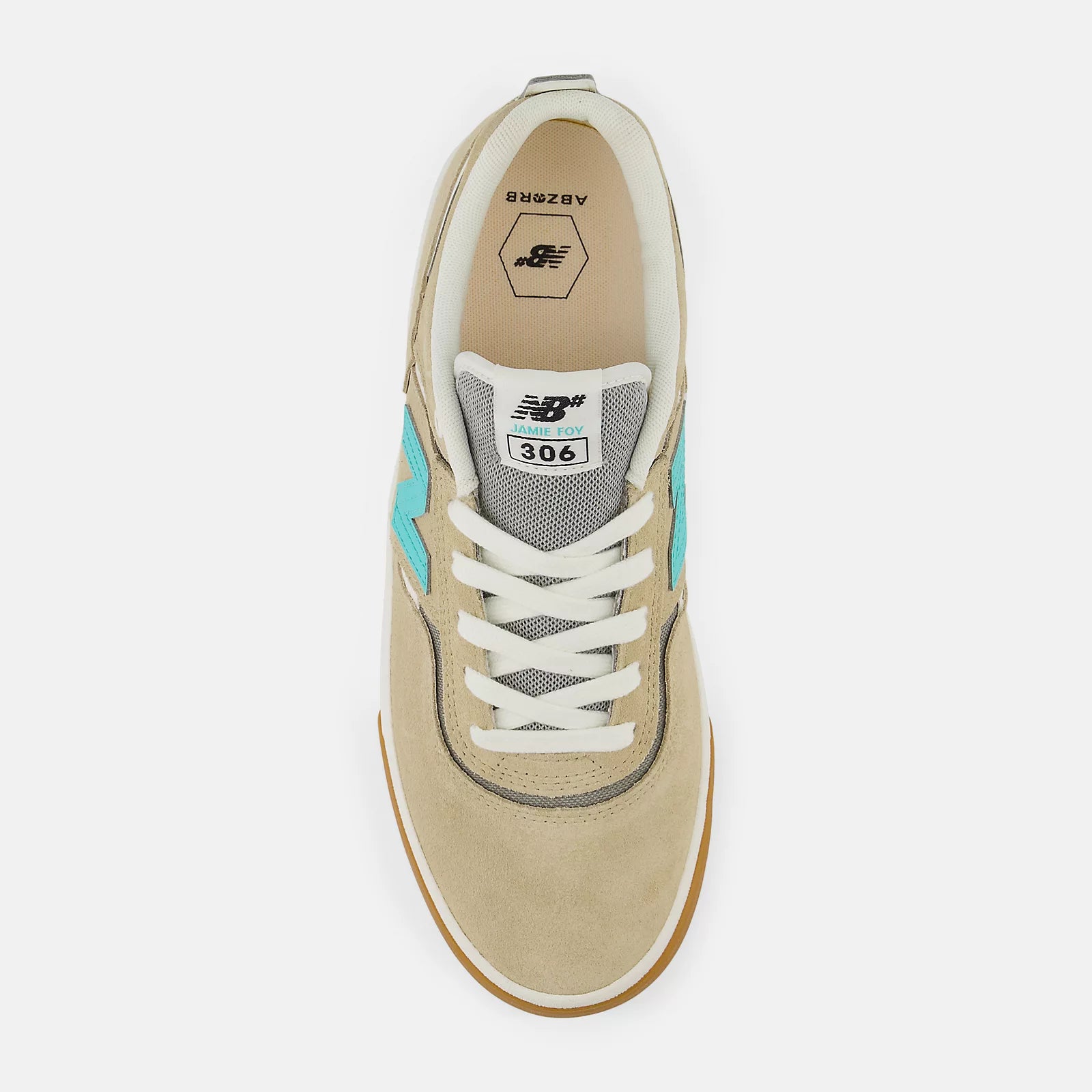 Tenis New Balance Numeric 306 Jamie Foy Tan, Teal & Gum