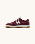 Tenis New Balance Numeric 480 Burgundy & White
