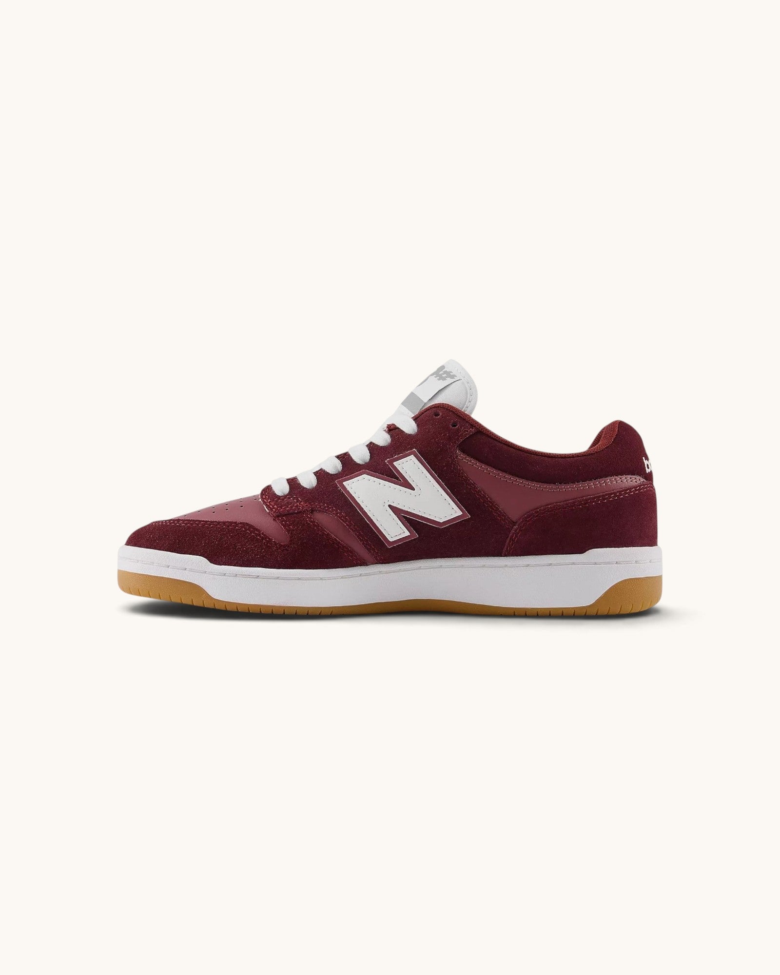 Tenis New Balance Numeric 480 Burgundy & White