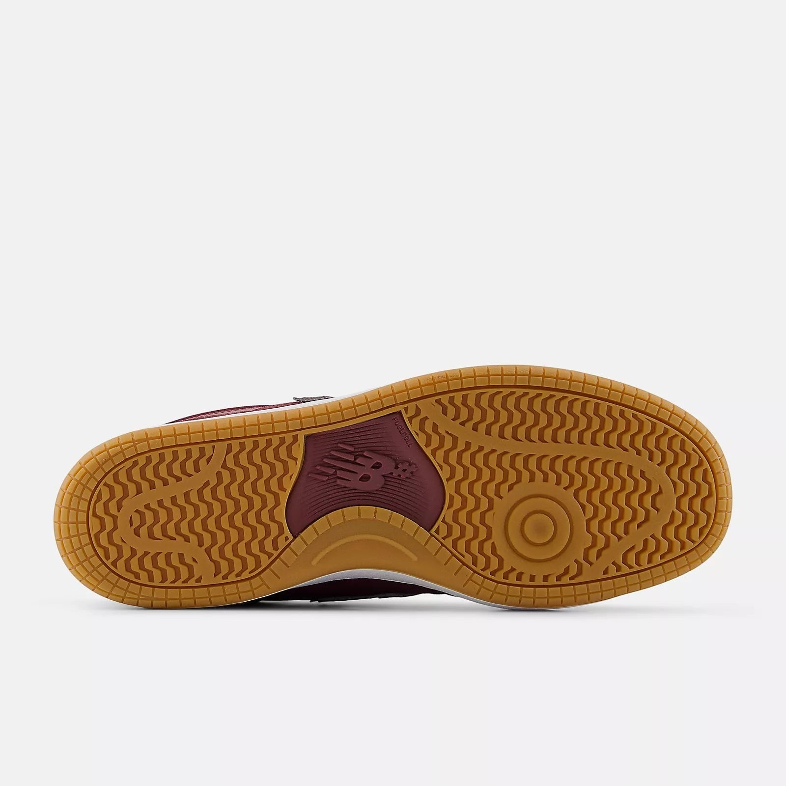 Tenis New Balance Numeric 480 Burgundy & White