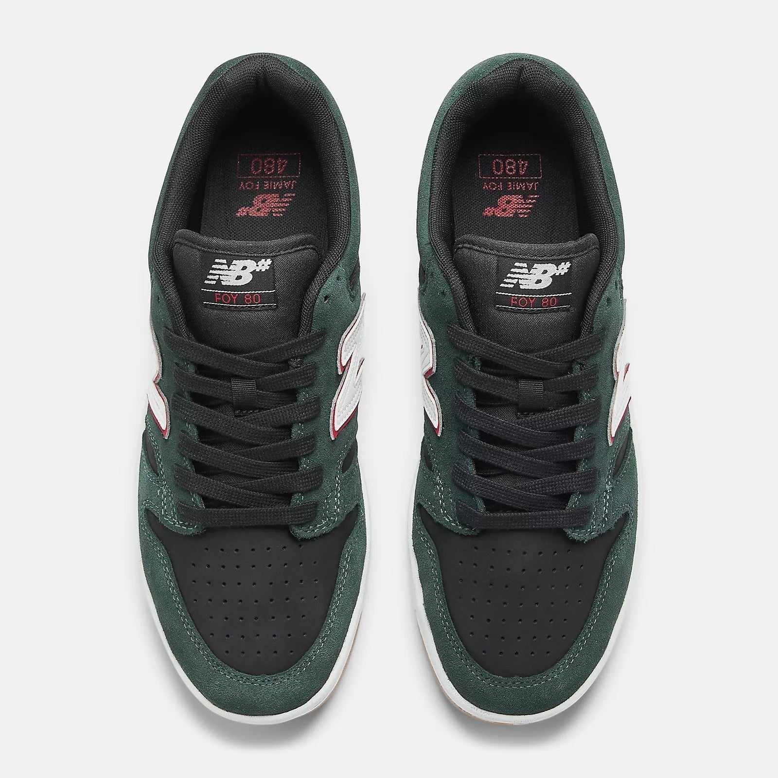 Tenis New Balance Numeric 480 Jamie Foy Forest Green & Black