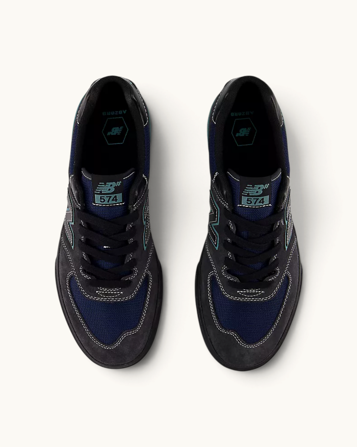 Tenis New Balance Numeric 574 Faded Black