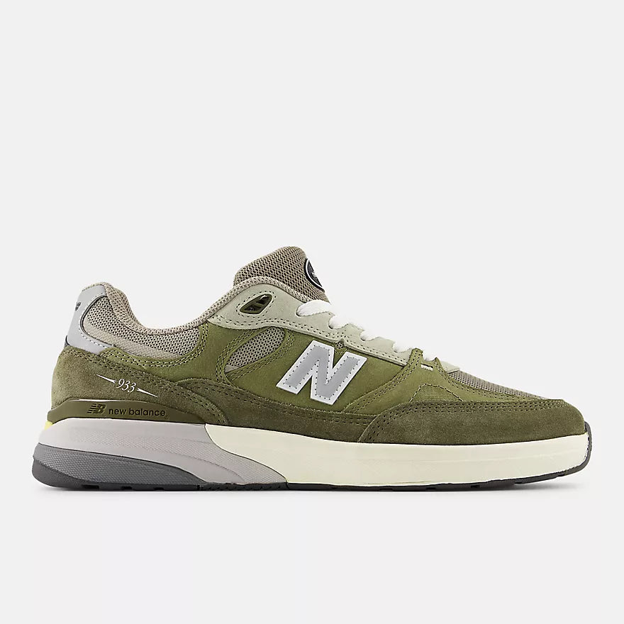 Tenis New Balance Numeric 933 Reynolds Dark Olive