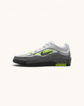 FRIDAY.COM.CO Nike Air Max Ishod OG skate shoes in grey and white with neon yellow accents and black sole