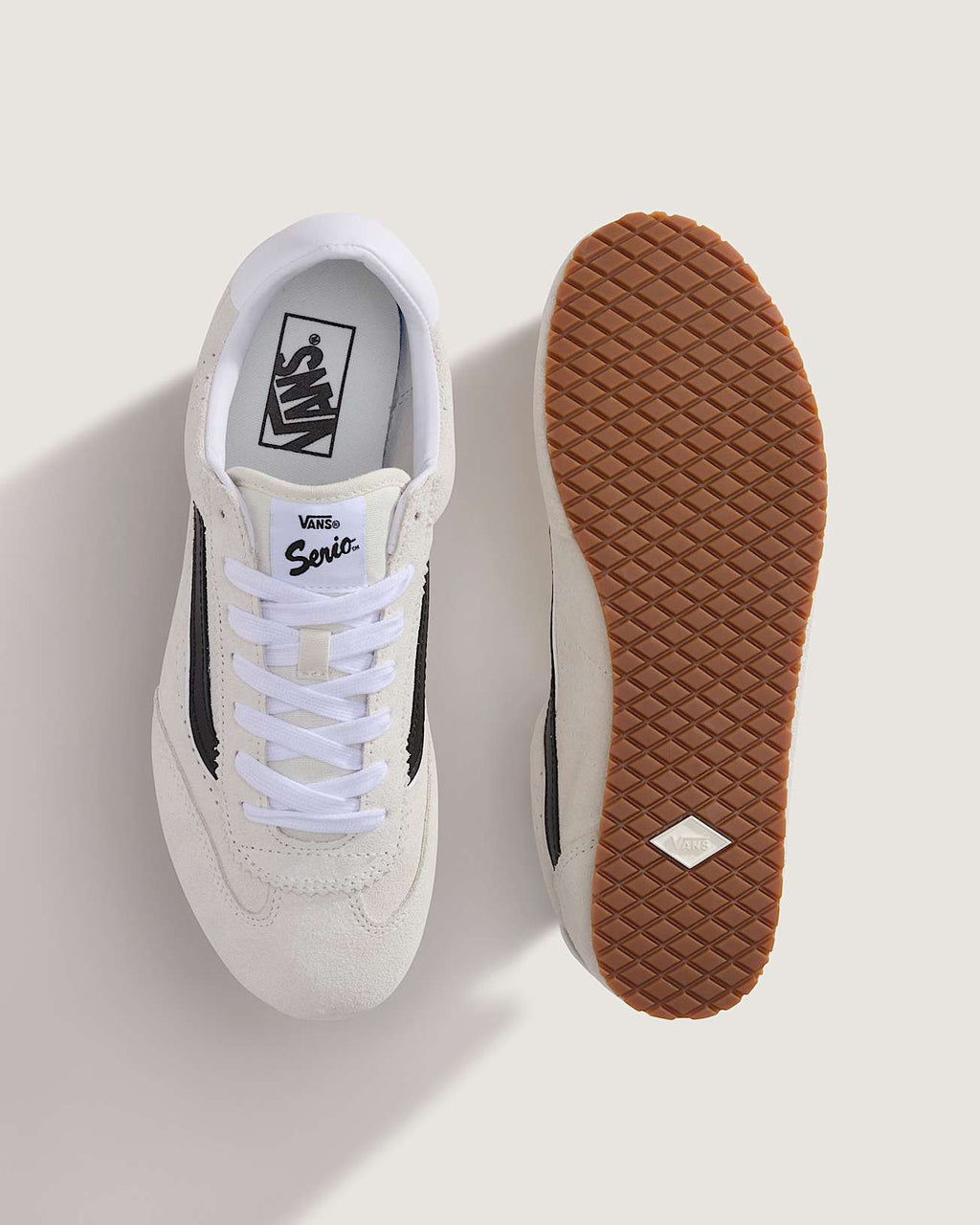 Tenis Vans Super Lowpro Marshmallow & Black
