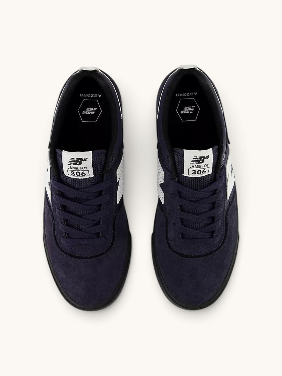 Zapatillas de skate FRIDAY.COM.CO New Balance Numeric 306 Eclipse en ante azul marino con detalles en blanco