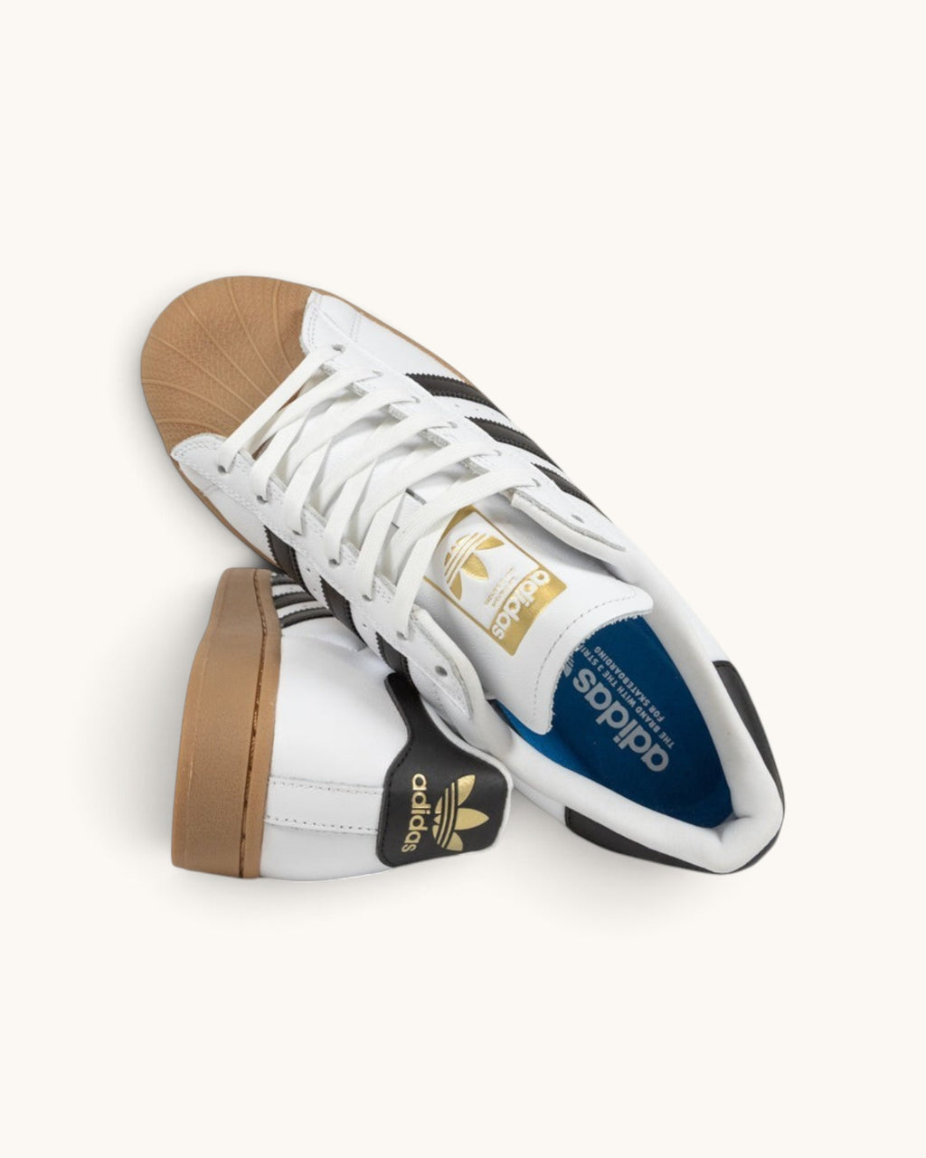 Tenis Adidas Superstar ADV White, Black & Gum