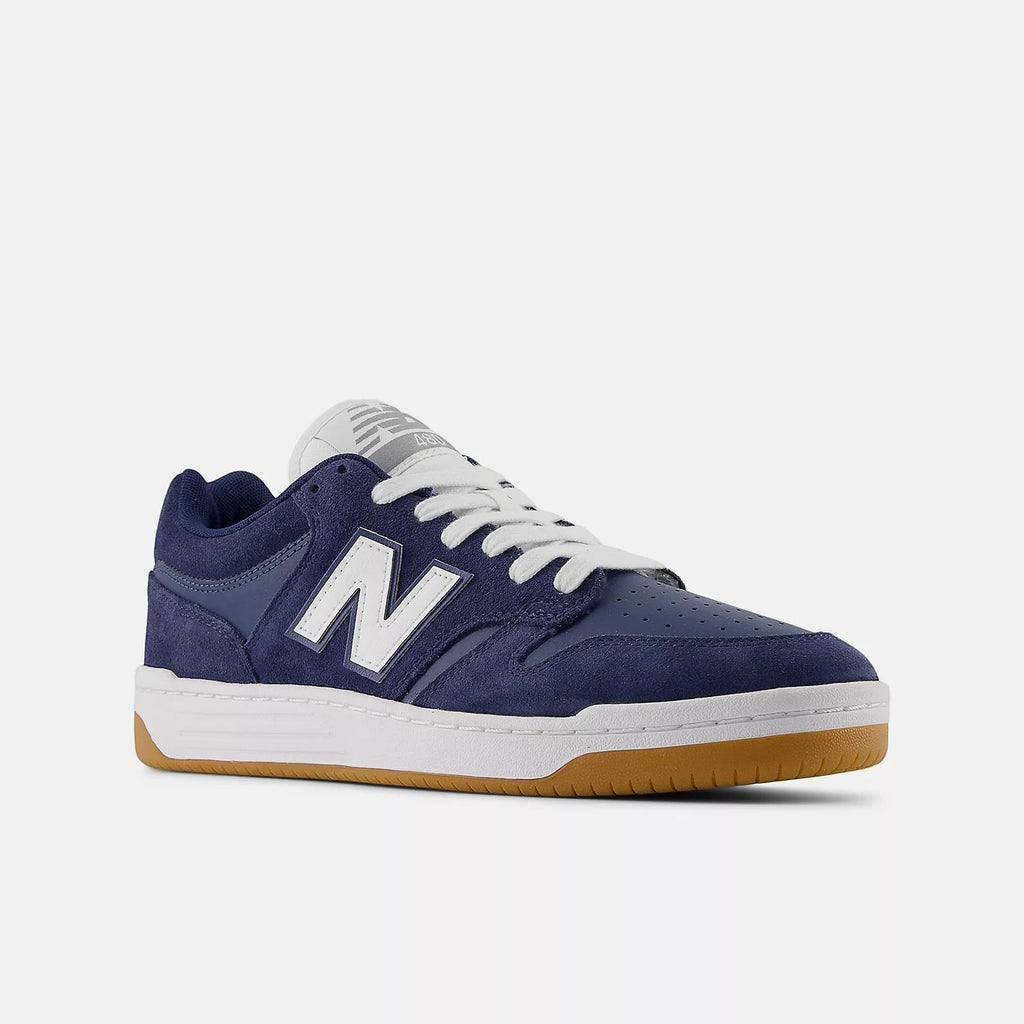 Tenis New Balance Numeric 480 Navy & White