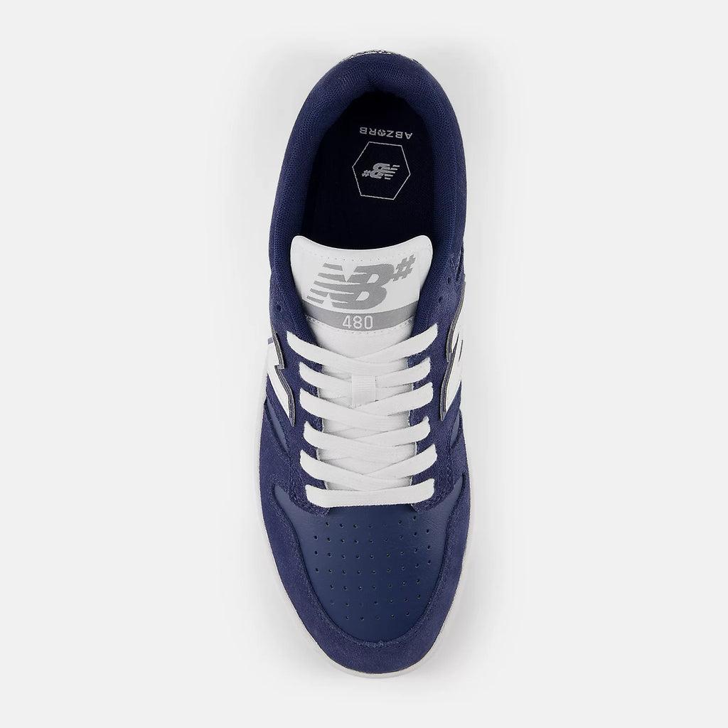 Tenis New Balance Numeric 480 Navy & White