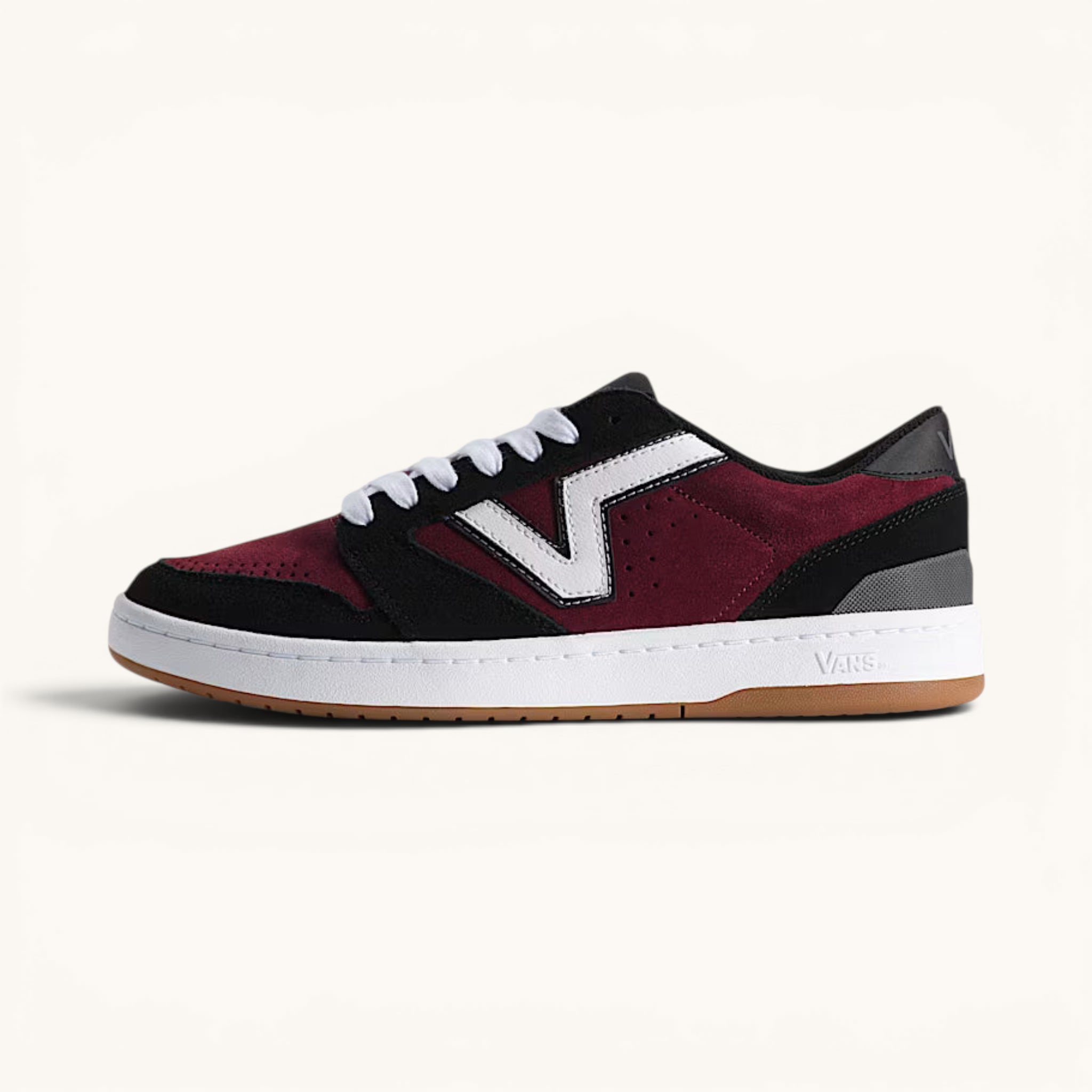 Tenis Vans Lowland 2.0 Black / Port Red
