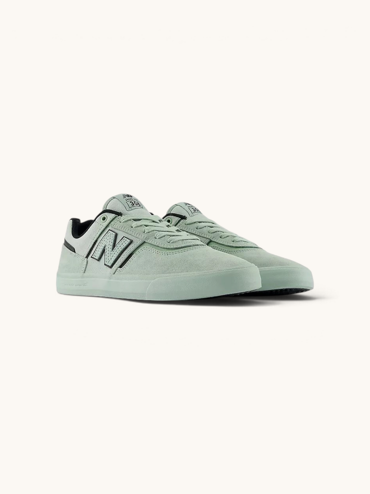 Zapatillas de skate FRIDAY.COM.CO New Balance Numeric 306 en color verde mosaico con ante y malla