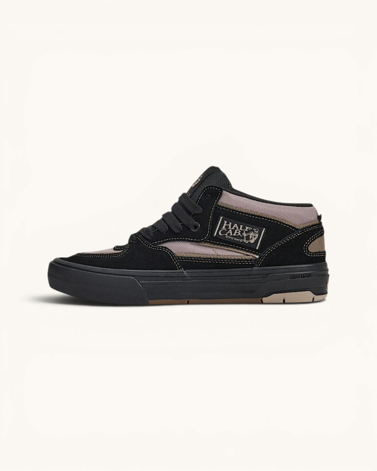 Tenis Vans Skate Half Cab Wafflecup Black Peyote Beige