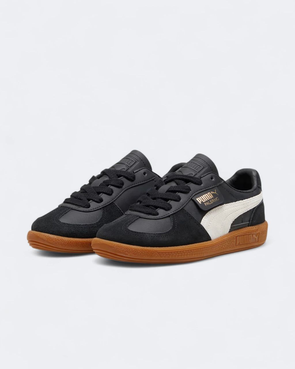 Tenis Puma Palermo Black, Feather Gray & Gum