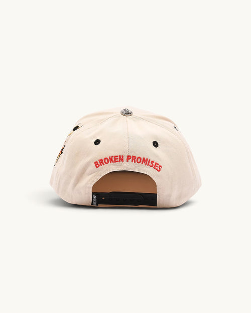 Gorra Broken Promises Crave Cream & Black Snapback