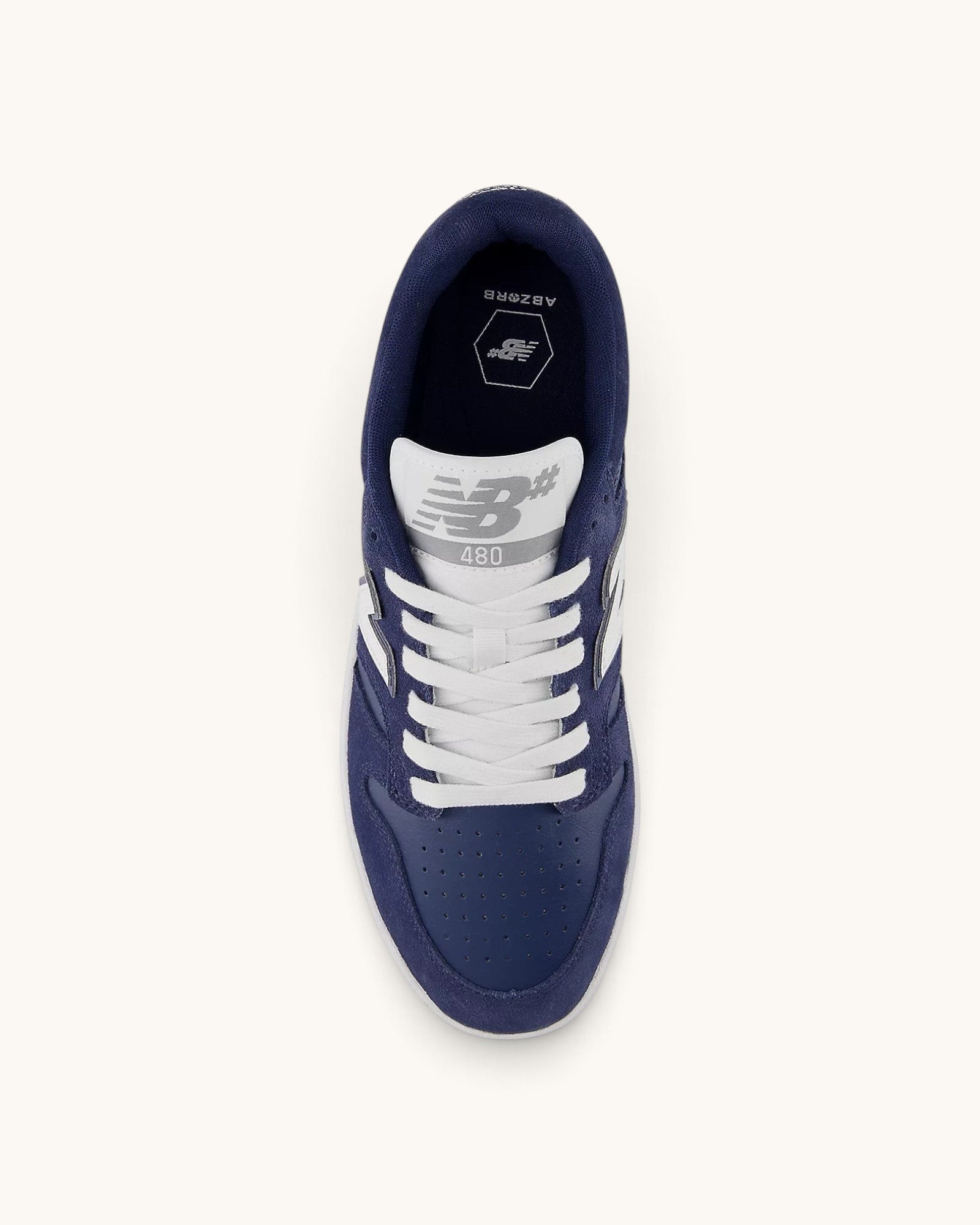 Tenis New Balance Numeric 480 Navy & White