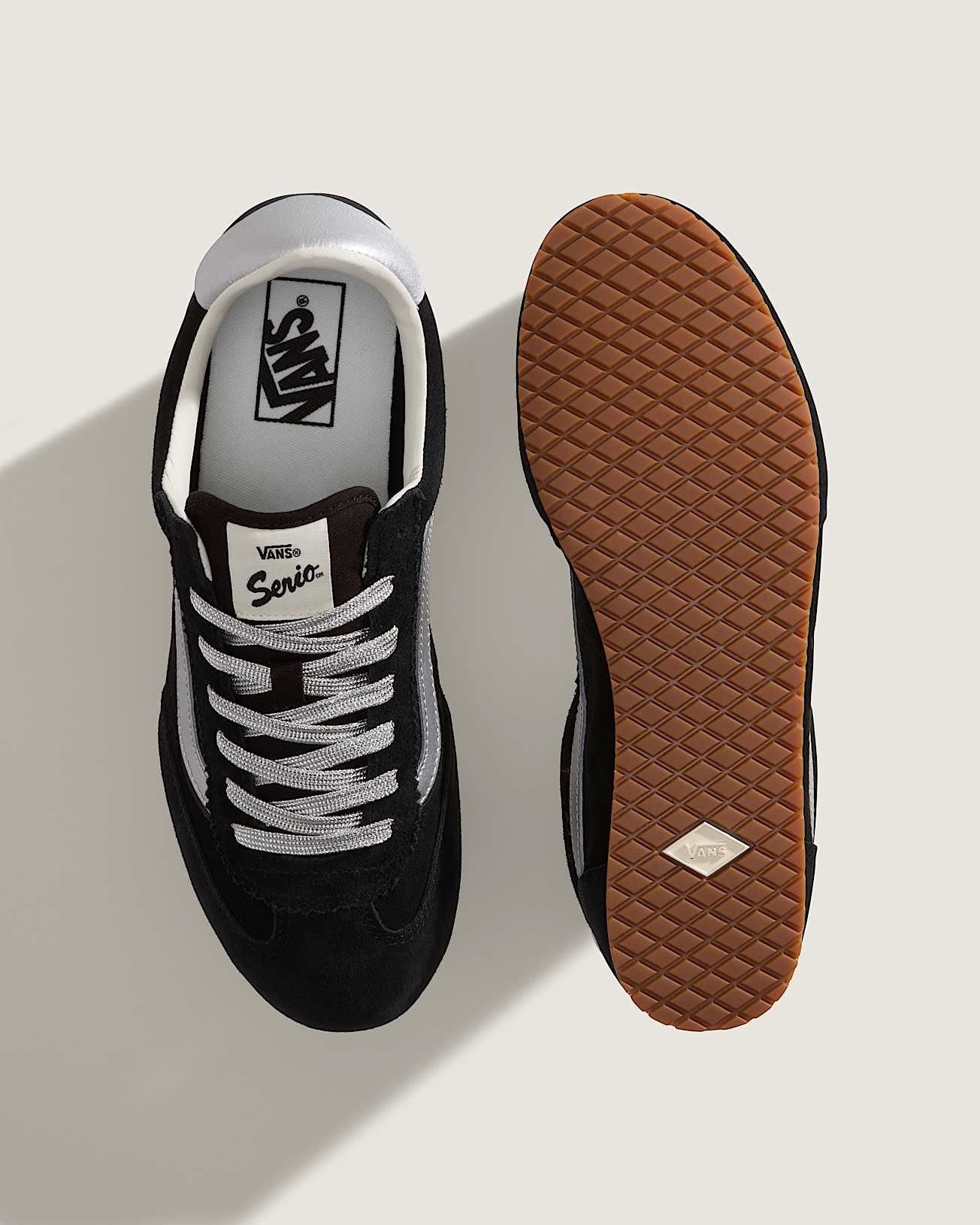 Tenis Vans Super Lowpro Black & Silver Grey
