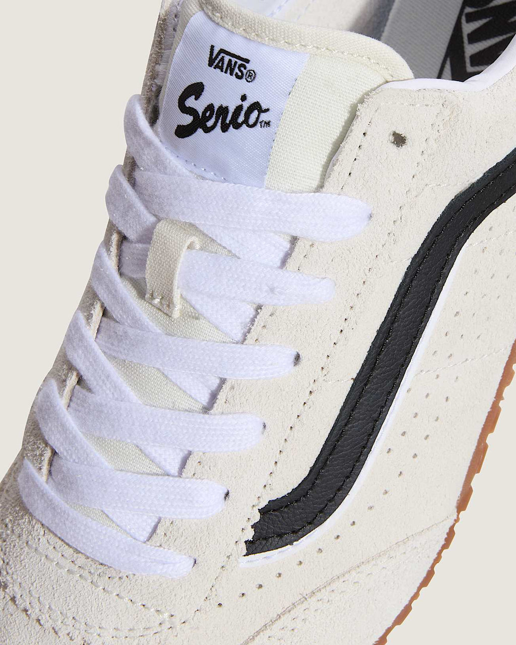 Tenis Vans Super Lowpro Marshmallow & Black