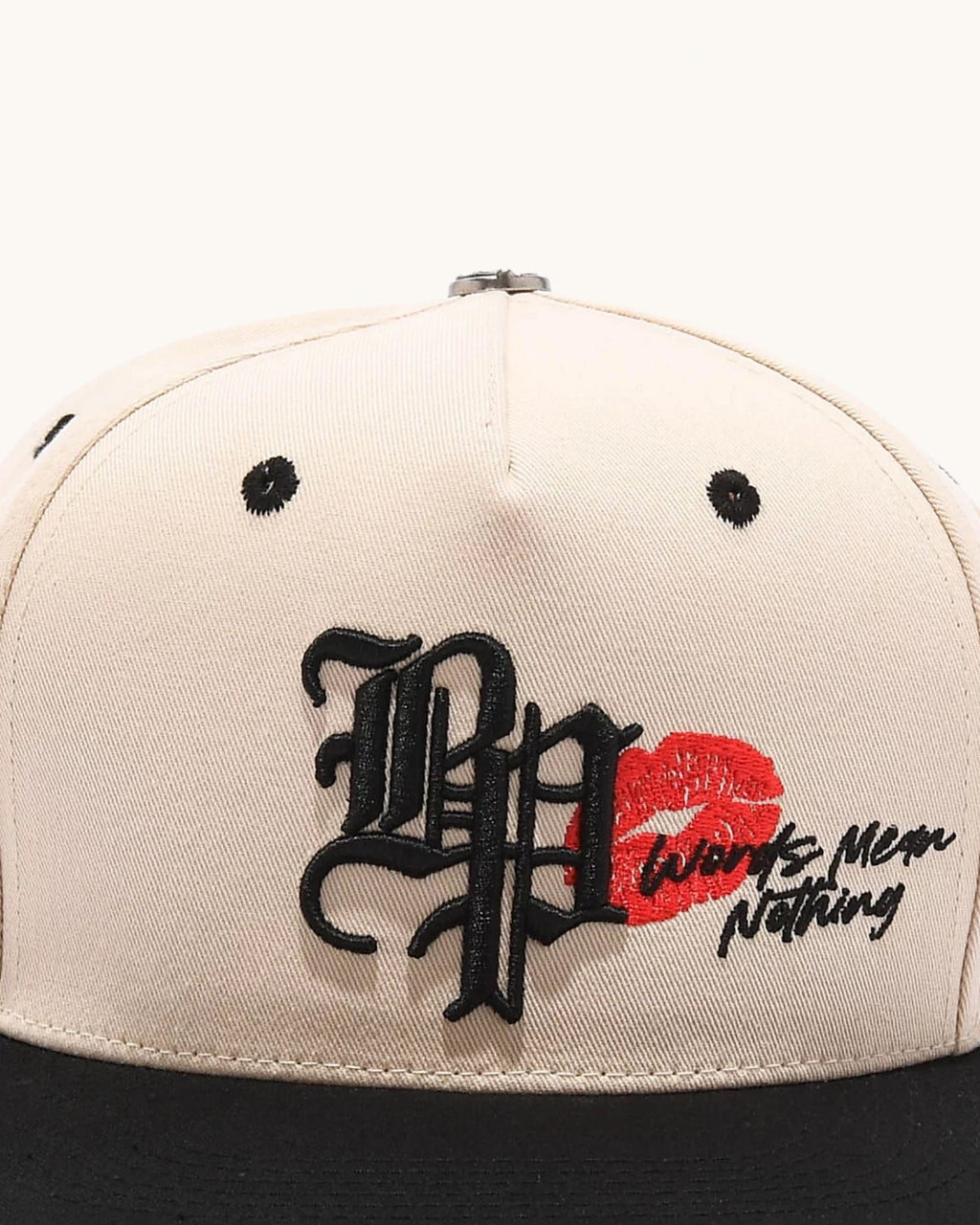 Gorra Broken Promises Crave Cream & Black Snapback