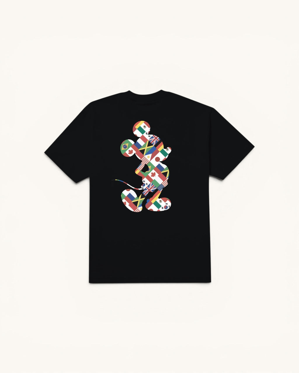 Camiseta Disney x HUF Mickey Mouse Worldwide Tour Negro